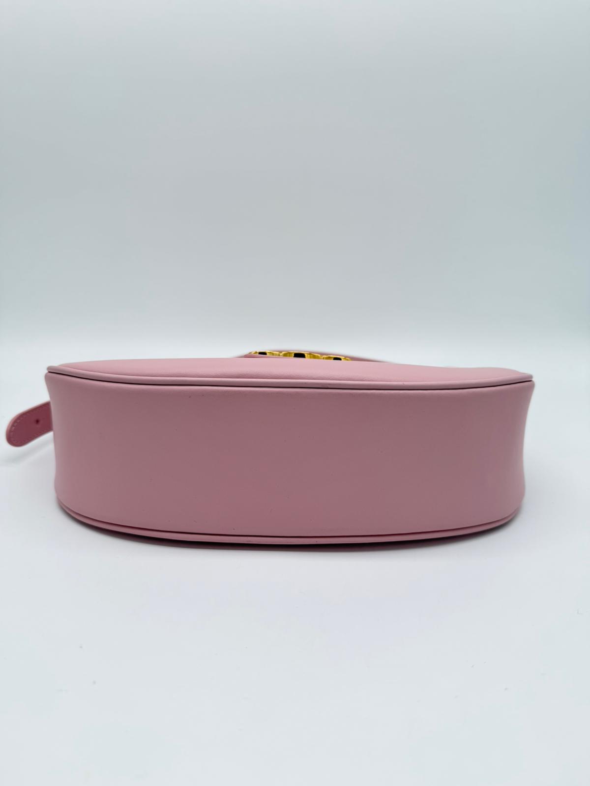 CELINE MEDIUM AVA TRIOMPHE BAG in Smooth Calfskin 114492 - PINK