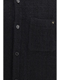 VALENTINO Valentino Men Textured High-Neck Jacket