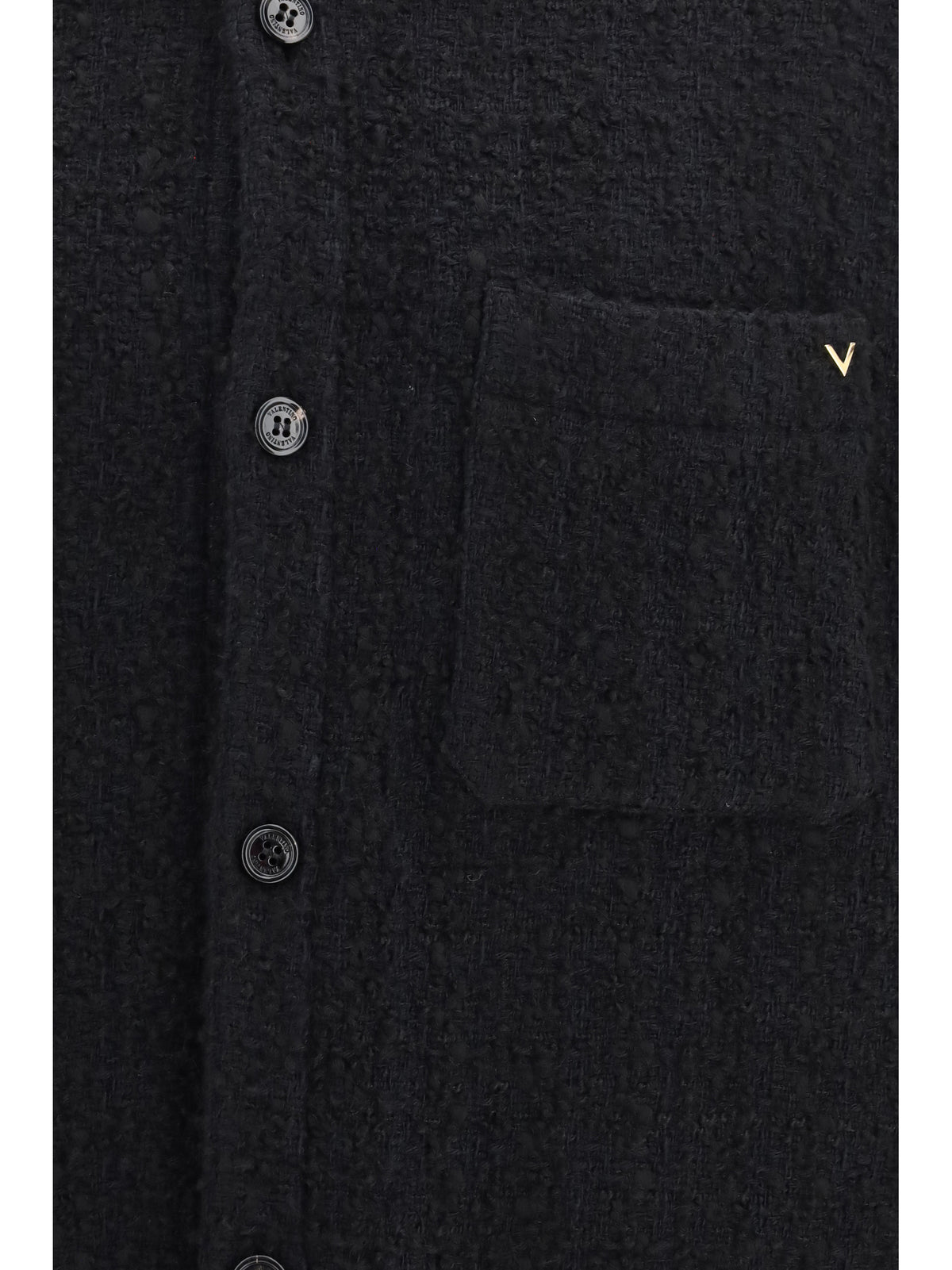 VALENTINO Valentino Men Textured High-Neck Jacket