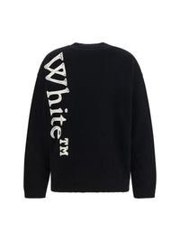 OFF-WHITE Off-White Women Vertical Bookish Crewneck Sweater