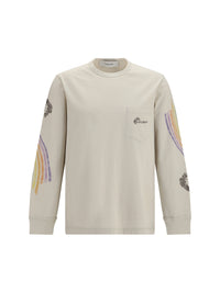 GOLDEN GOOSE Golden Goose Men Asymmetric Print Sweatshirt