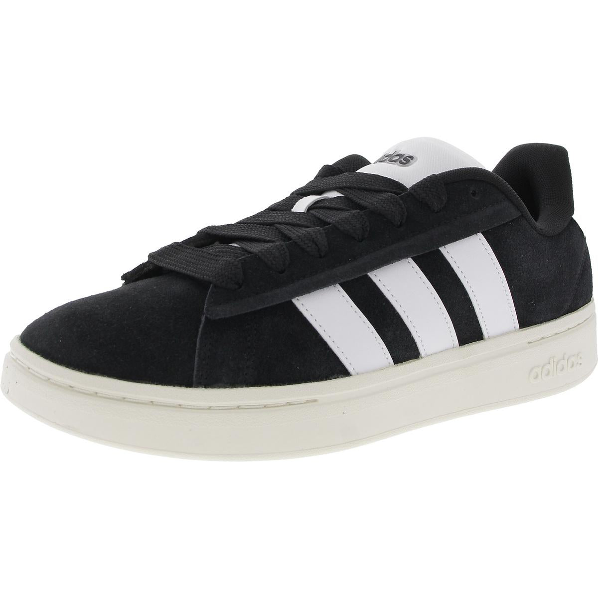 Grand Court Alpha 00s Mens Lace-Up Casual And Fashion Sneakers 10.5 Medium Black White
