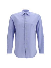 ETRO Etro Men Roma Cotton Shirt With Pegaso Logo