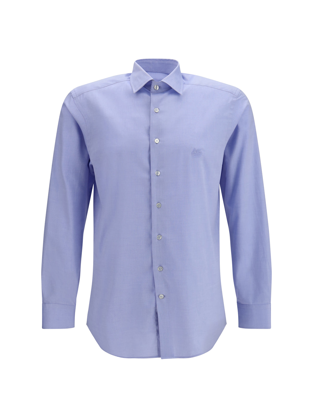 ETRO Etro Men Roma Cotton Shirt With Pegaso Logo