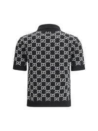 GUCCI Gucci Women Gg Wool Jacquard Polo Top