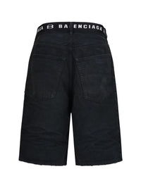 BALENCIAGA Balenciaga Men Belted Shorts