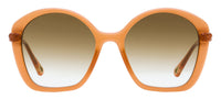 Chloe Geometric Braided Sunglasses CH0003S 002 Coral 55mm