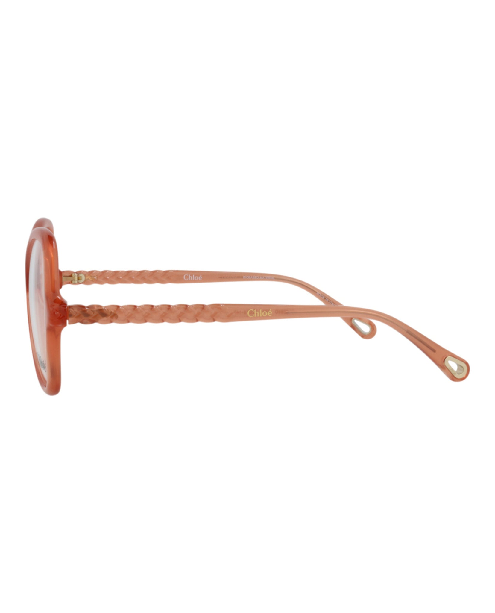 Chloé Womens Cat Eye Pink Pink Transparent Fashion Designer Eyewear