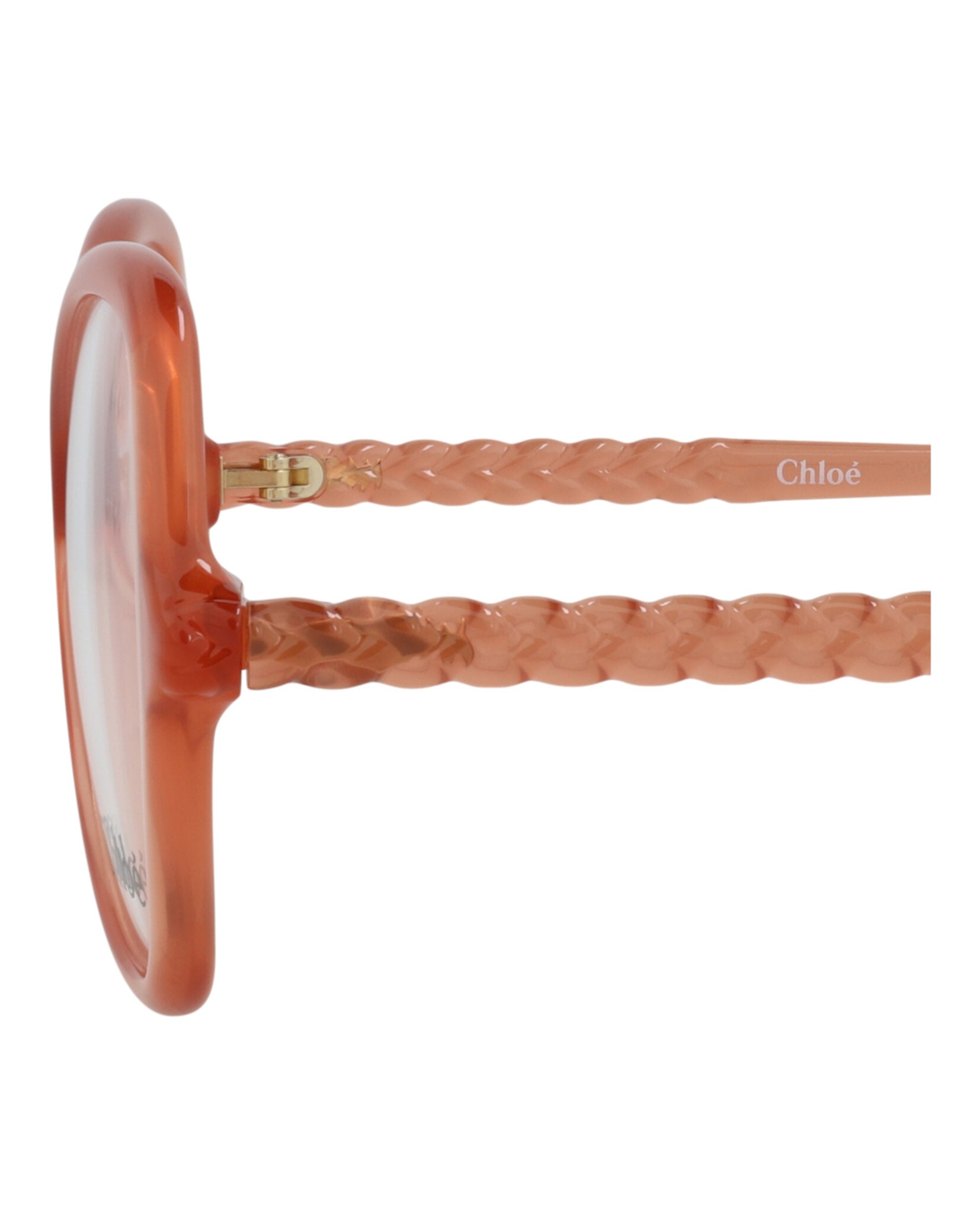 Chloé Womens Cat Eye Pink Pink Transparent Fashion Designer Eyewear