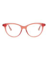 Chloé Womens Cat Eye Pink Pink Transparent Fashion Designer Eyewear Pink Pink Transparent