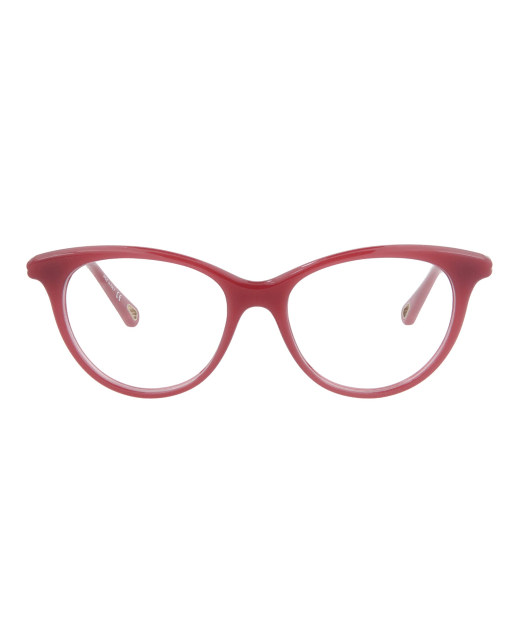 Chloé Chloé Womens Cat Eye Orange Orange Transparent Fashion Designer Eyewear