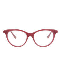 Chloé Chloé Womens Cat Eye Orange Orange Transparent Fashion Designer Eyewear