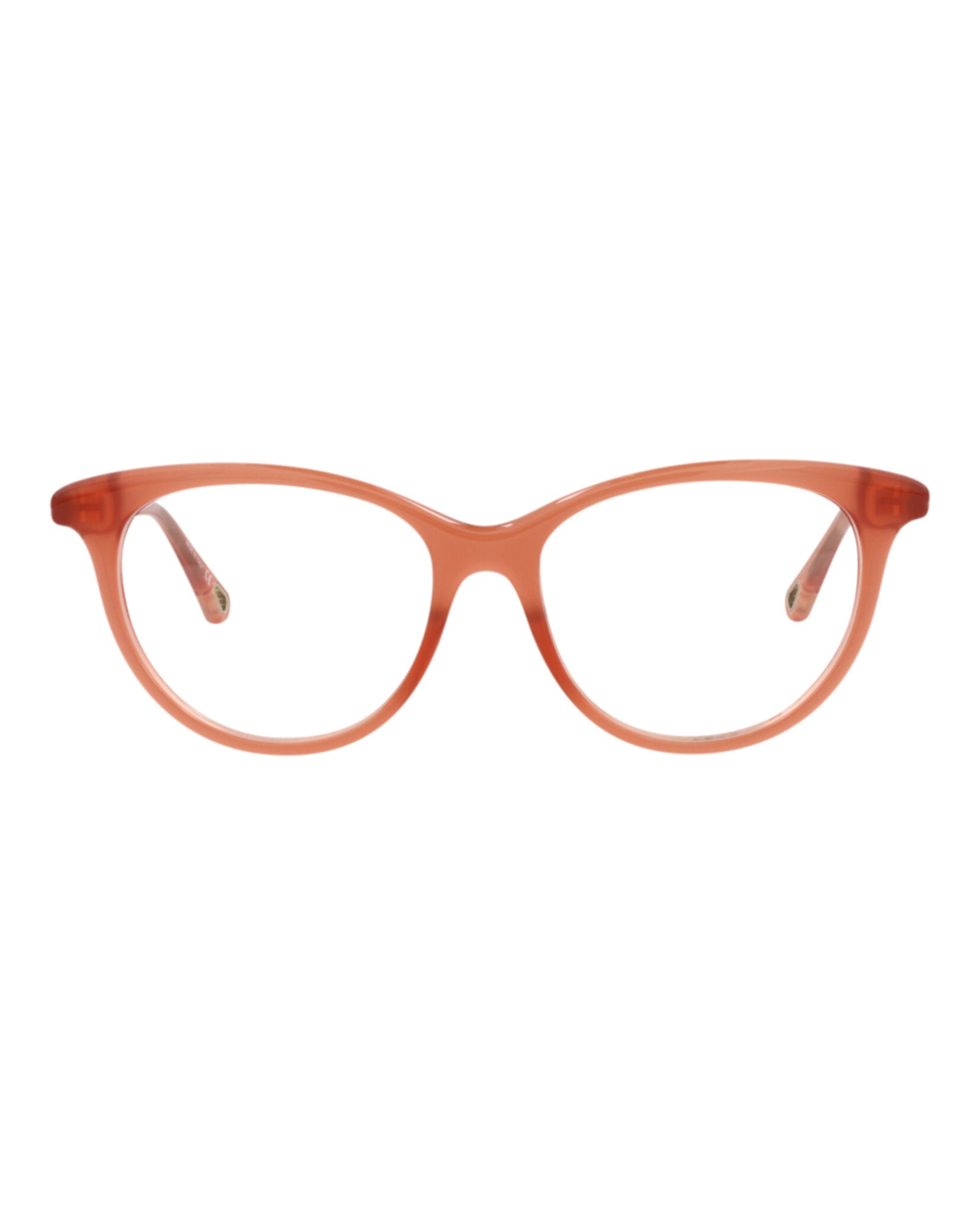 Chloé Womens Cat Eye Pink Pink Transparent Fashion Designer Eyewear