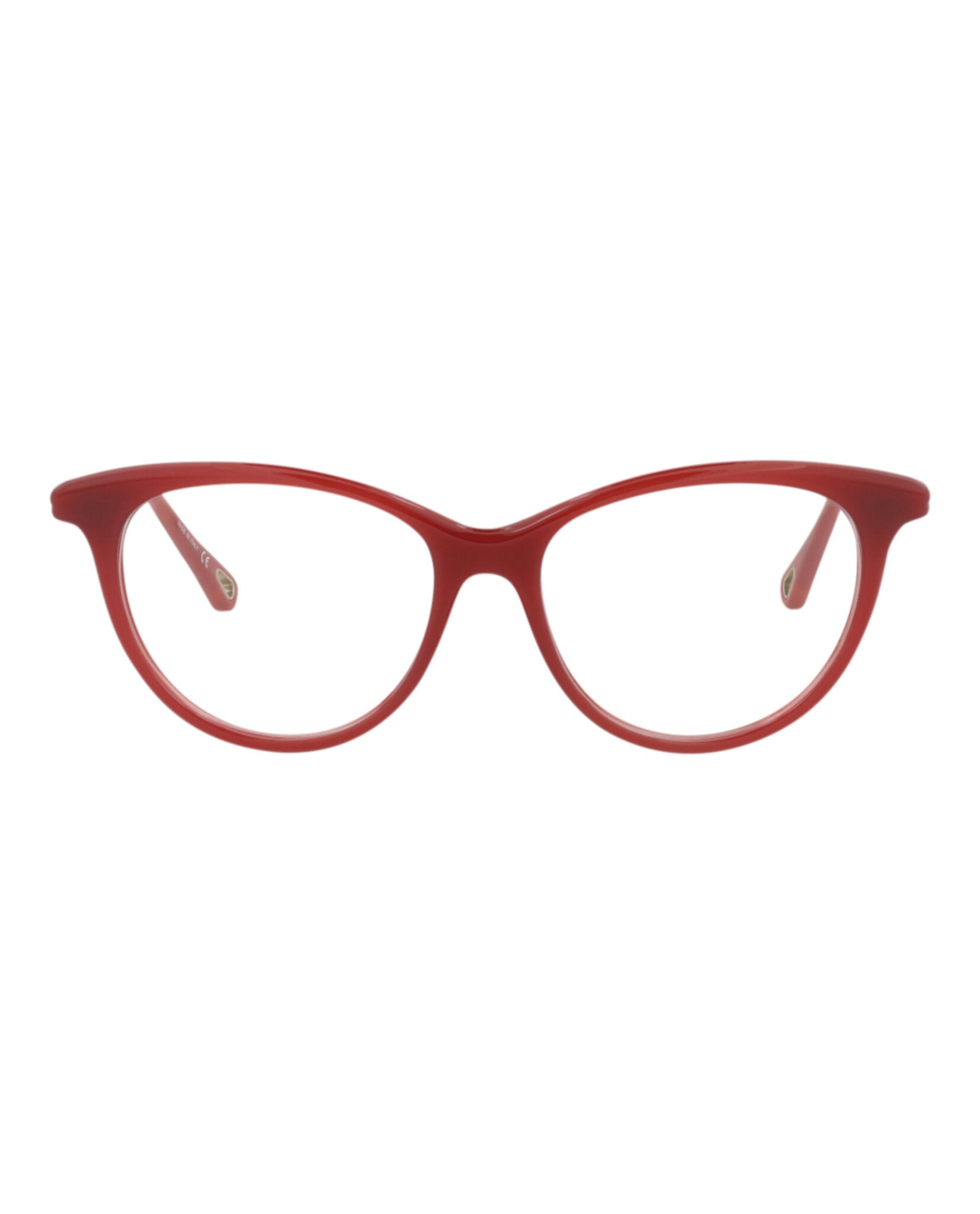 Chloé Chloé Womens Cat Eye Orange Orange Transparent Fashion Designer Eyewear