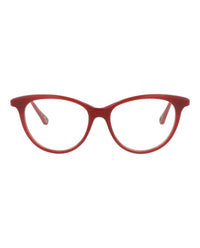 Chloé Chloé Womens Cat Eye Orange Orange Transparent Fashion Designer Eyewear