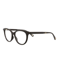 Chloé Chloé Womens Cat Eye Brown Brown Transparent Fashion Designer Eyewear