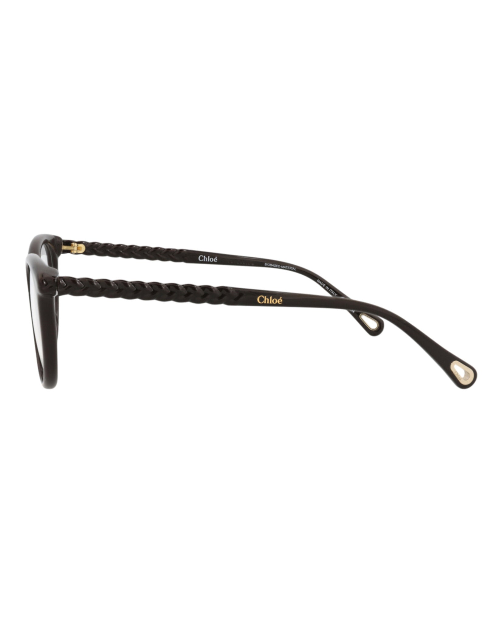 Chloé Chloé Womens Cat Eye Brown Brown Transparent Fashion Designer Eyewear