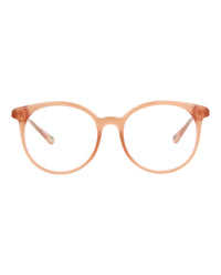 Chloé Chloé Womens Round/Oval Pink Pink Transparent Fashion Designer Eyewear