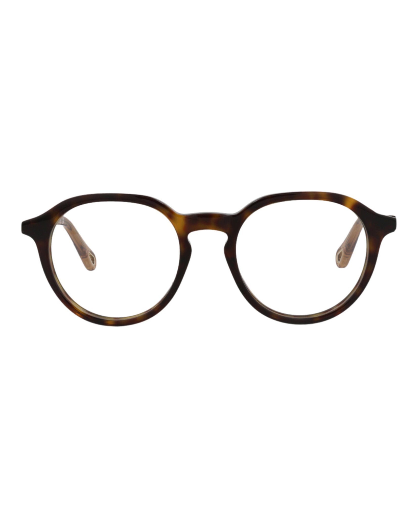Chloé Chloé Womens Round/Oval Havana Brown Transparent Fashion Designer Eyewear