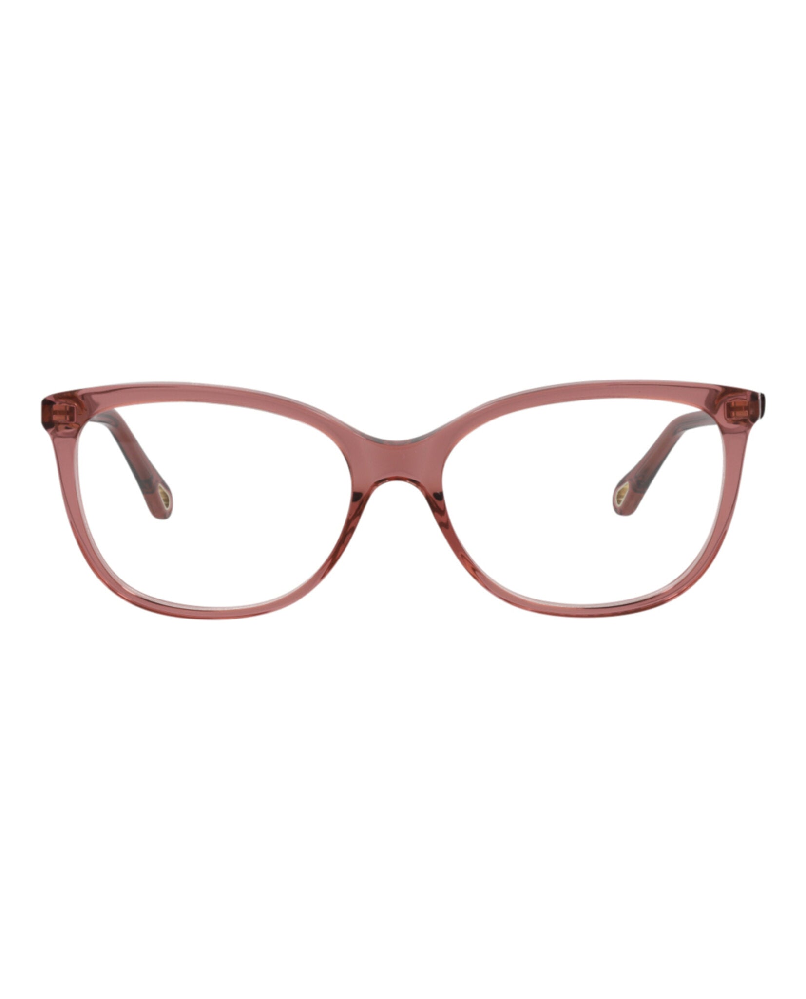 Chloé Chloé Womens Square/Rectangle Pink Pink Transparent Fashion Designer Eyewear