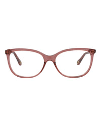 Chloé Chloé Womens Square/Rectangle Pink Pink Transparent Fashion Designer Eyewear