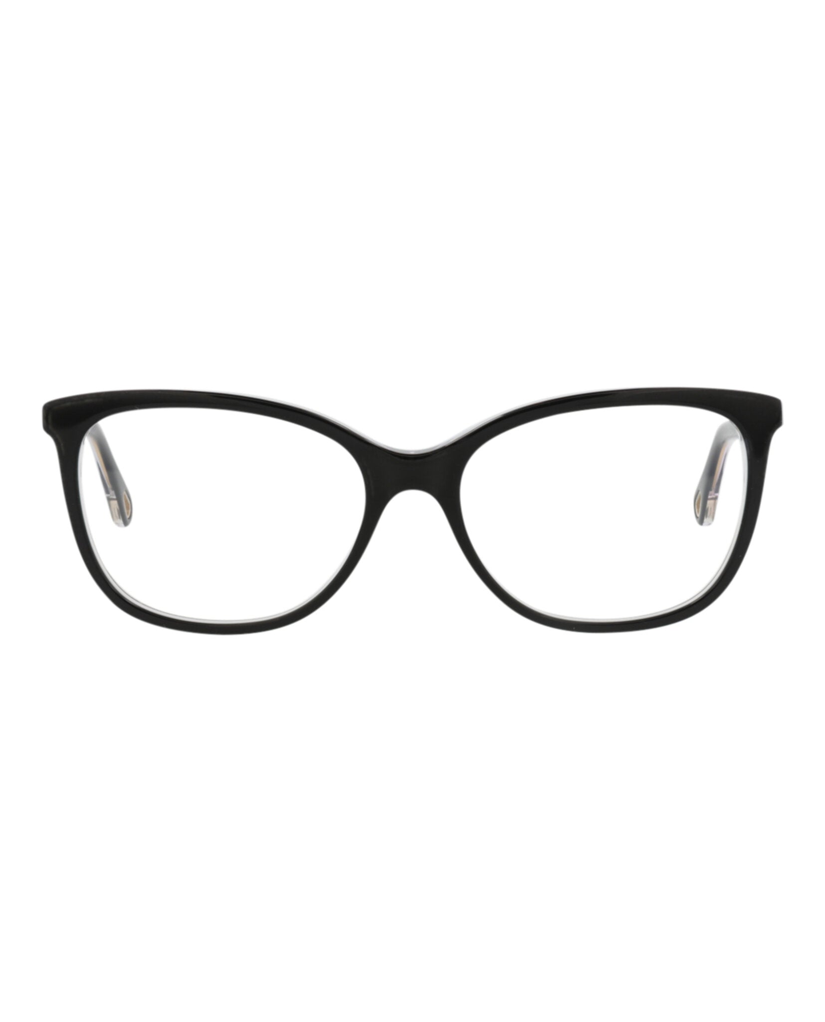 Chloé Chloé Womens Square/Rectangle Black Black Transparent Fashion Designer Eyewear