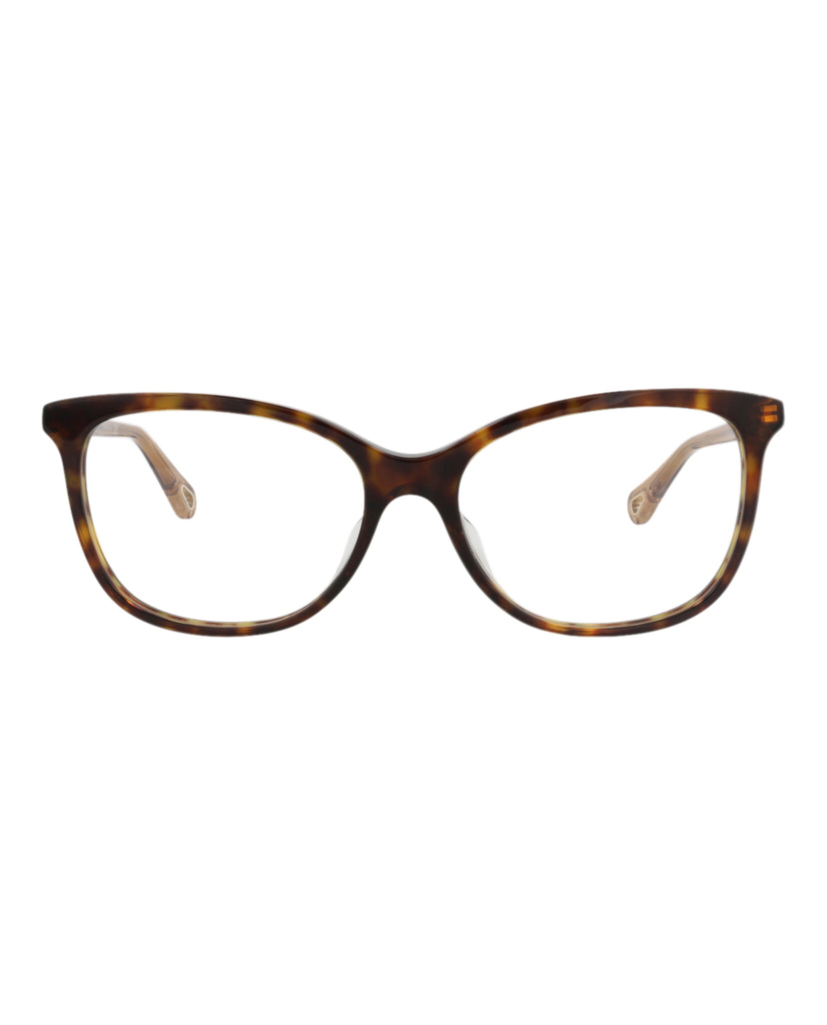 Chloé Chloé Womens Round/Oval Havana Brown Transparent Fashion Designer Eyewear
