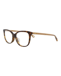Chloé Chloé Womens Round/Oval Havana Brown Transparent Fashion Designer Eyewear