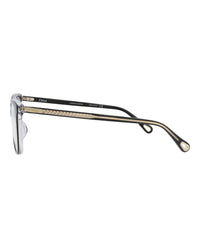 Chloé Chloé Womens Round/Oval Black Black Transparent Fashion Designer Eyewear