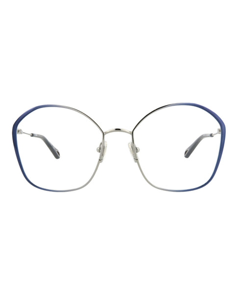 メガネ Chloe Chloe - CH0019O-001 - blue-blue-transparent Chloé / CH0019O / BLUE-BLUE-TRANSPARENT - Shop Glasses