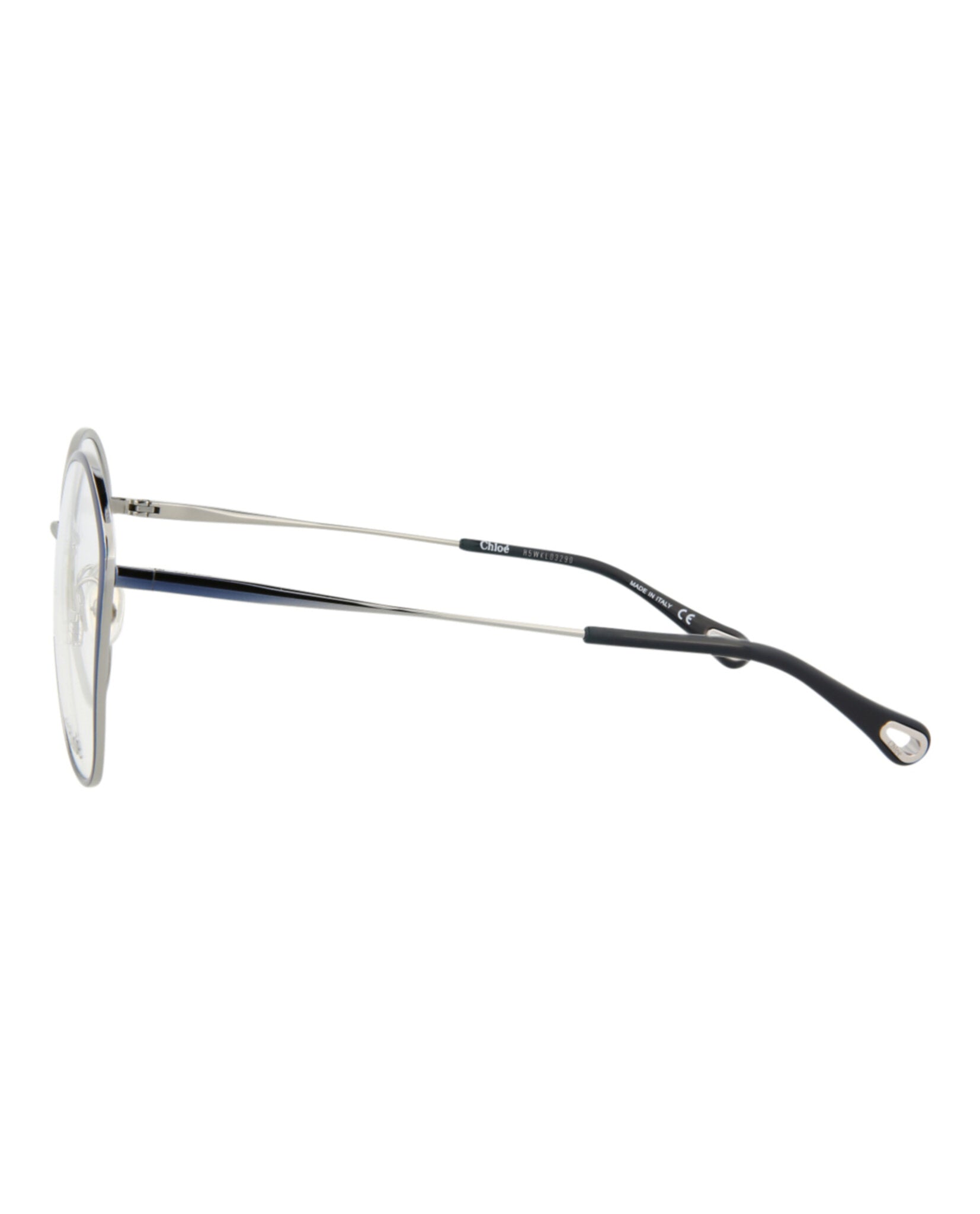 Chloé Womens Round/Oval Blue Blue Transparent Fashion Designer Eyewear