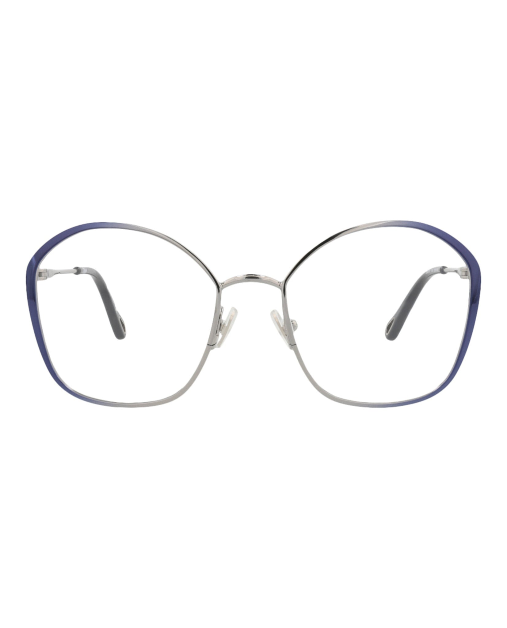 Chloé Womens Round/Oval Blue Blue Transparent Fashion Designer Eyewear