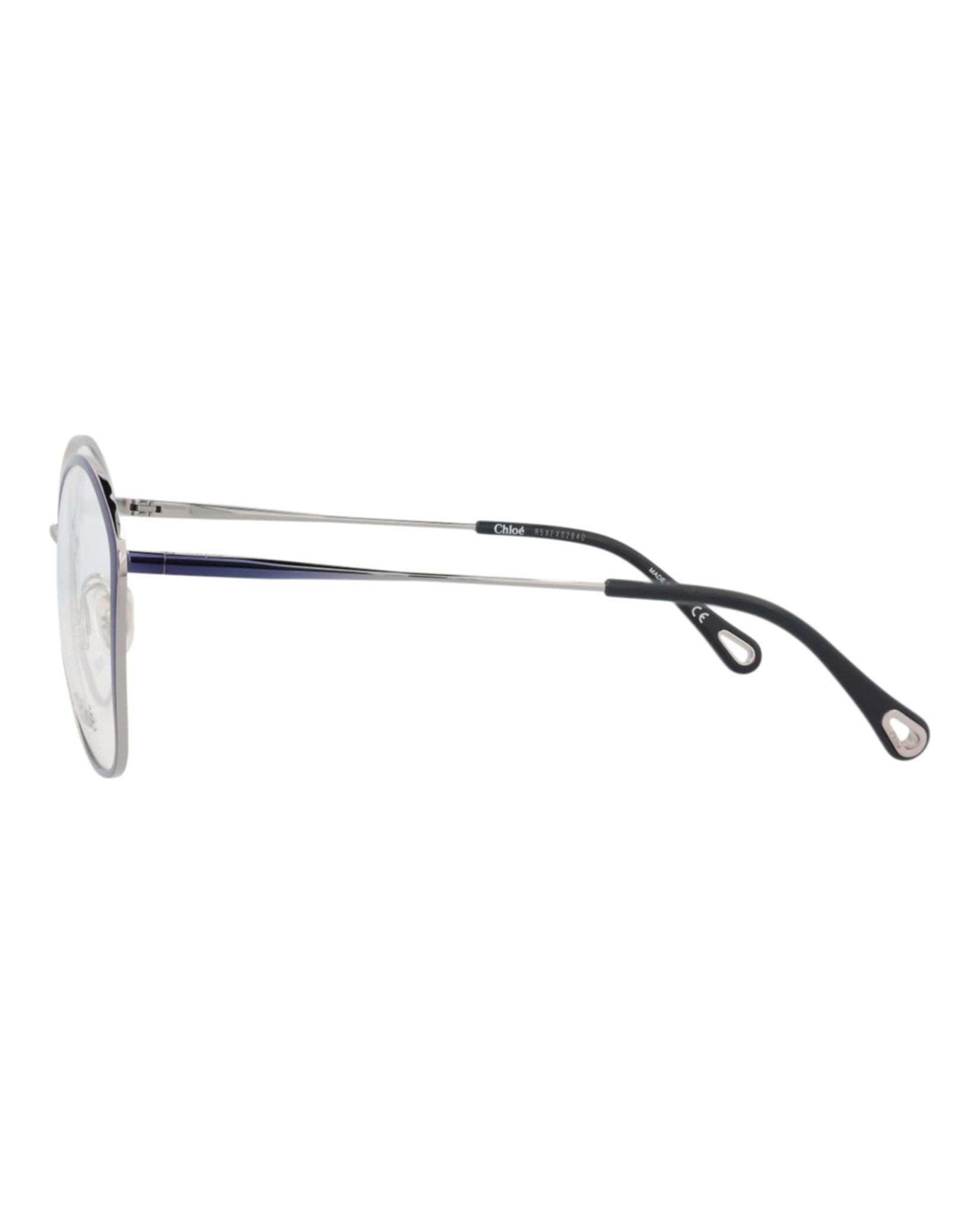 Chloé Womens Round/Oval Blue Blue Transparent Fashion Designer Eyewear