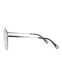 Chloé Womens Round/Oval Blue Blue Transparent Fashion Designer Eyewear