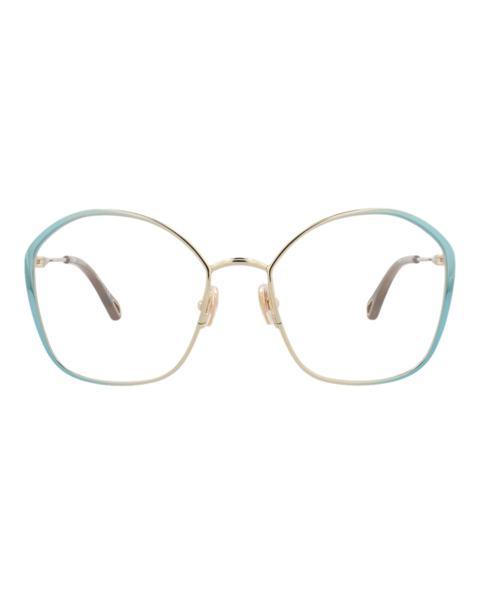 Chloé Womens Round/Oval Blue Blue Transparent Fashion Designer Eyewear