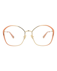 Chloé Womens Round/Oval Nude Nude Transparent Fashion Designer Eyewear