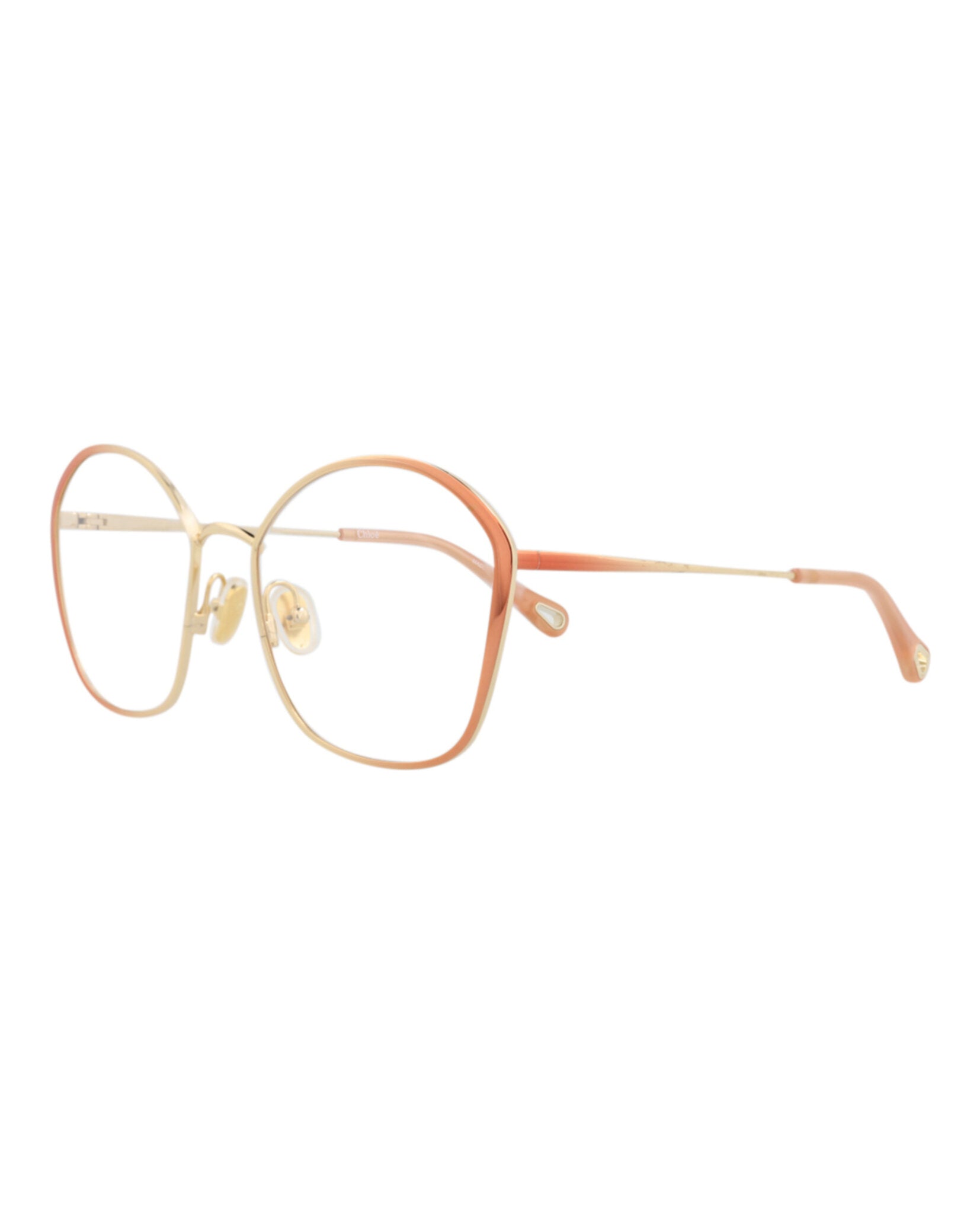 Chloé Womens Round/Oval Nude Nude Transparent Fashion Designer Eyewear
