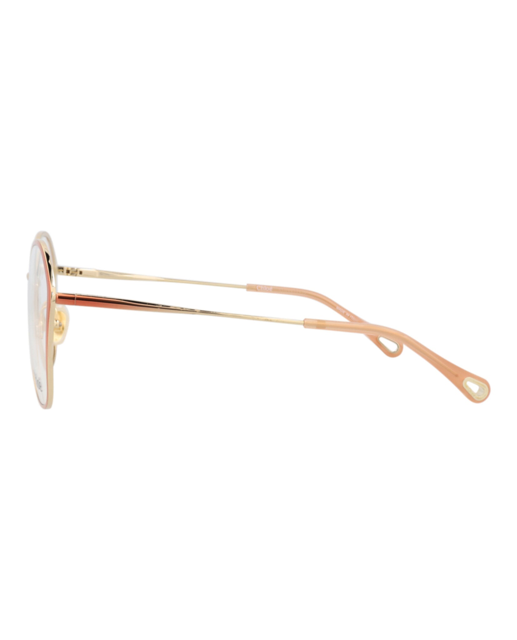 Chloé Womens Round/Oval Nude Nude Transparent Fashion Designer Eyewear