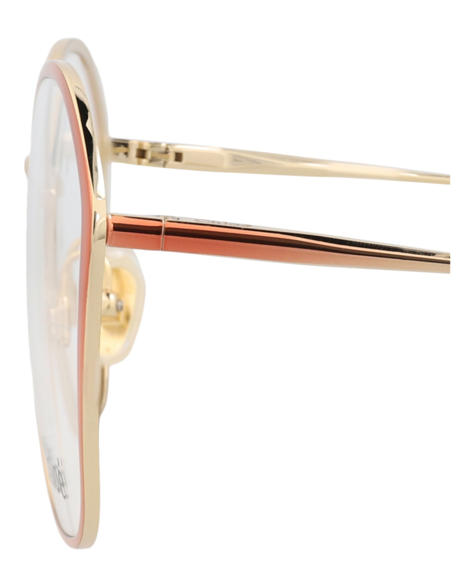 Chloé Womens Round/Oval Nude Nude Transparent Fashion Designer Eyewear