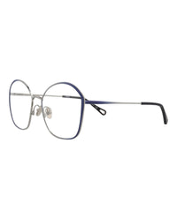 Chloé Womens Square/Rectangle Blue Blue Transparent Fashion Designer Eyewear