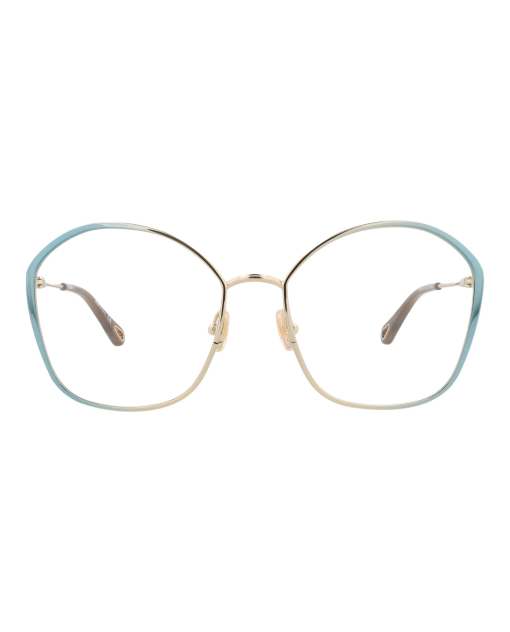 Chloé Womens Square/Rectangle Blue Blue Transparent Fashion Designer Eyewear