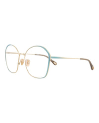 Chloé Womens Square/Rectangle Blue Blue Transparent Fashion Designer Eyewear