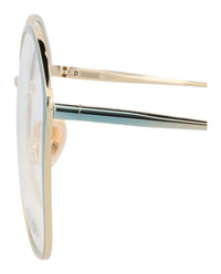 Chloé Womens Square/Rectangle Blue Blue Transparent Fashion Designer Eyewear