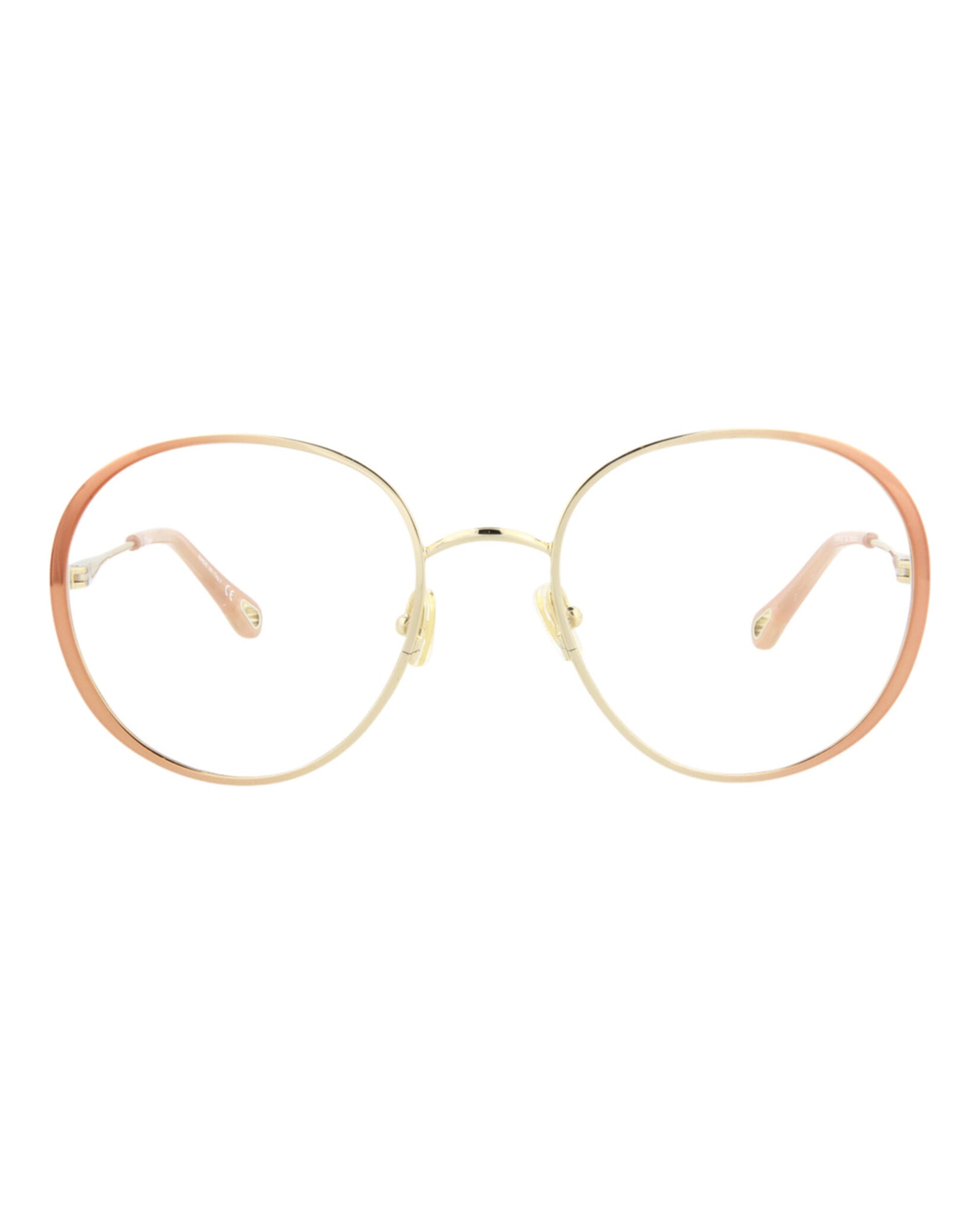 Chloé Womens Round/Oval Nude Nude Transparent Fashion Designer Eyewear