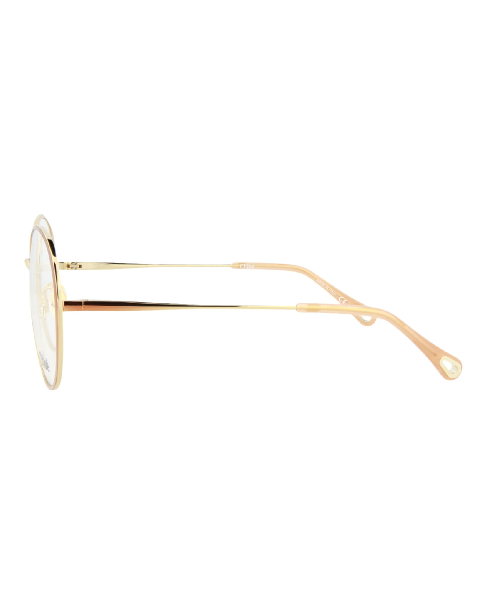 Chloé Womens Round/Oval Nude Nude Transparent Fashion Designer Eyewear