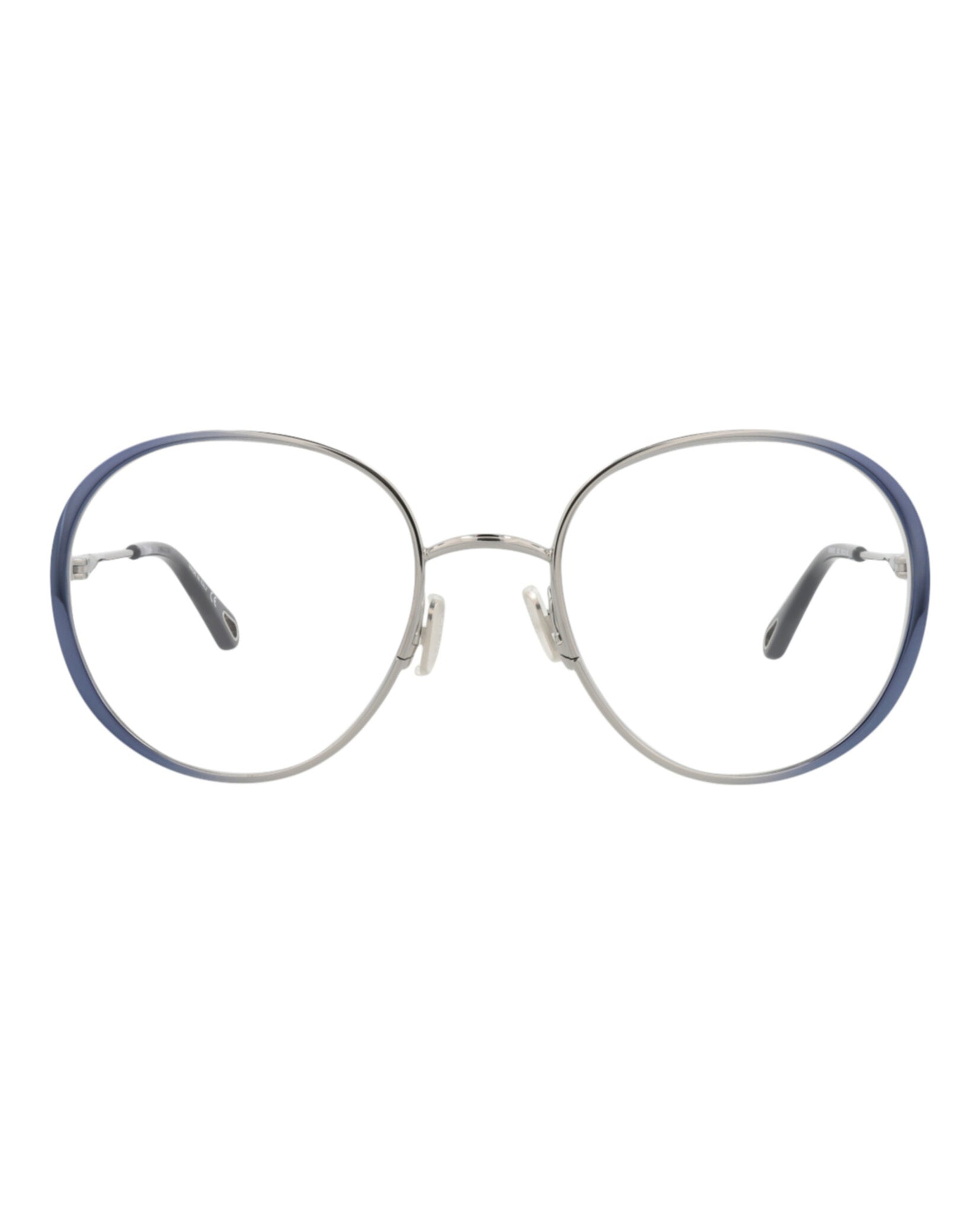 Chloé Womens Round/Oval Blue Blue Transparent Fashion Designer Eyewear