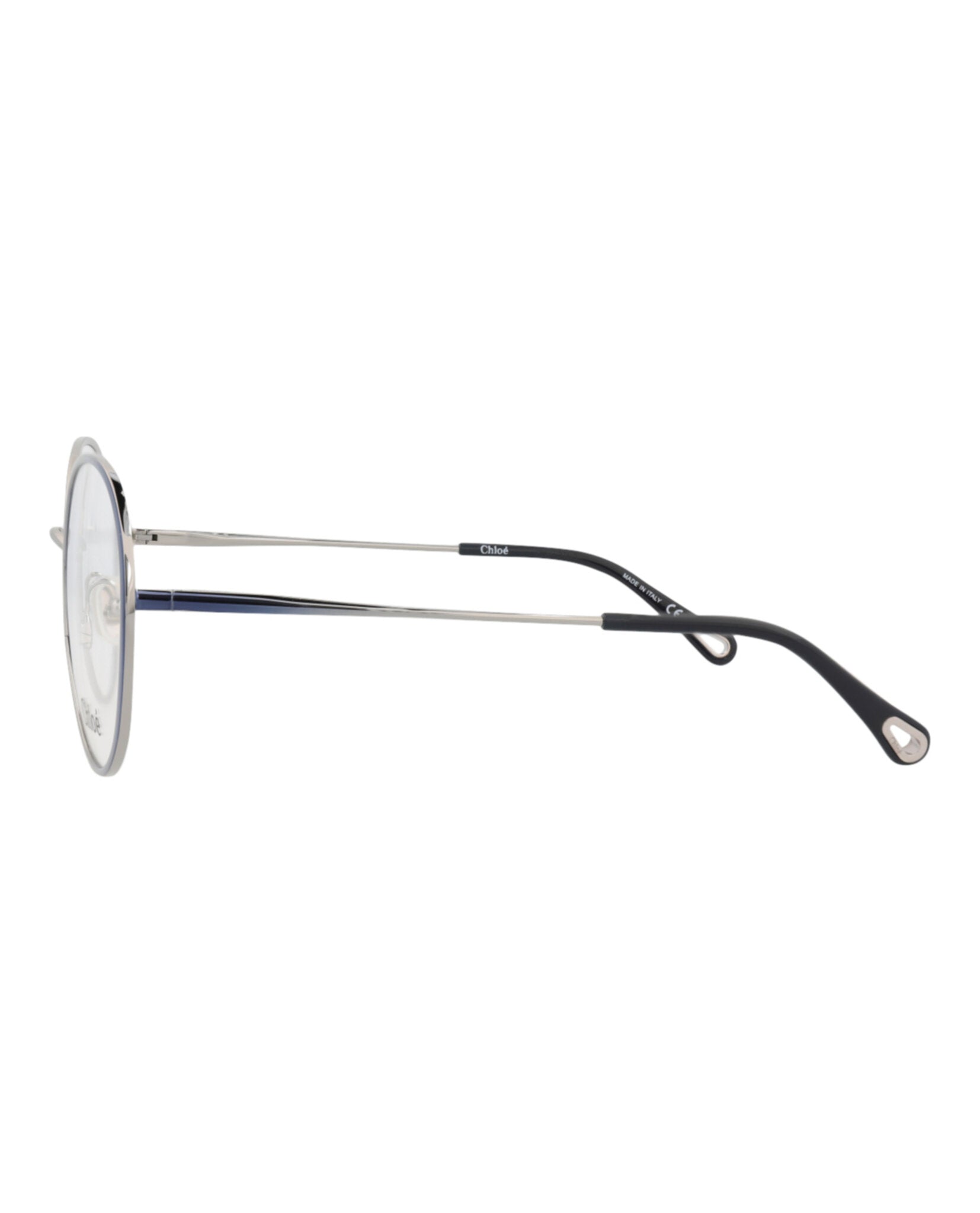 Chloé Womens Round/Oval Blue Blue Transparent Fashion Designer Eyewear