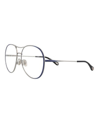 Chloé Womens Aviator Blue Blue Transparent Fashion Designer Eyewear