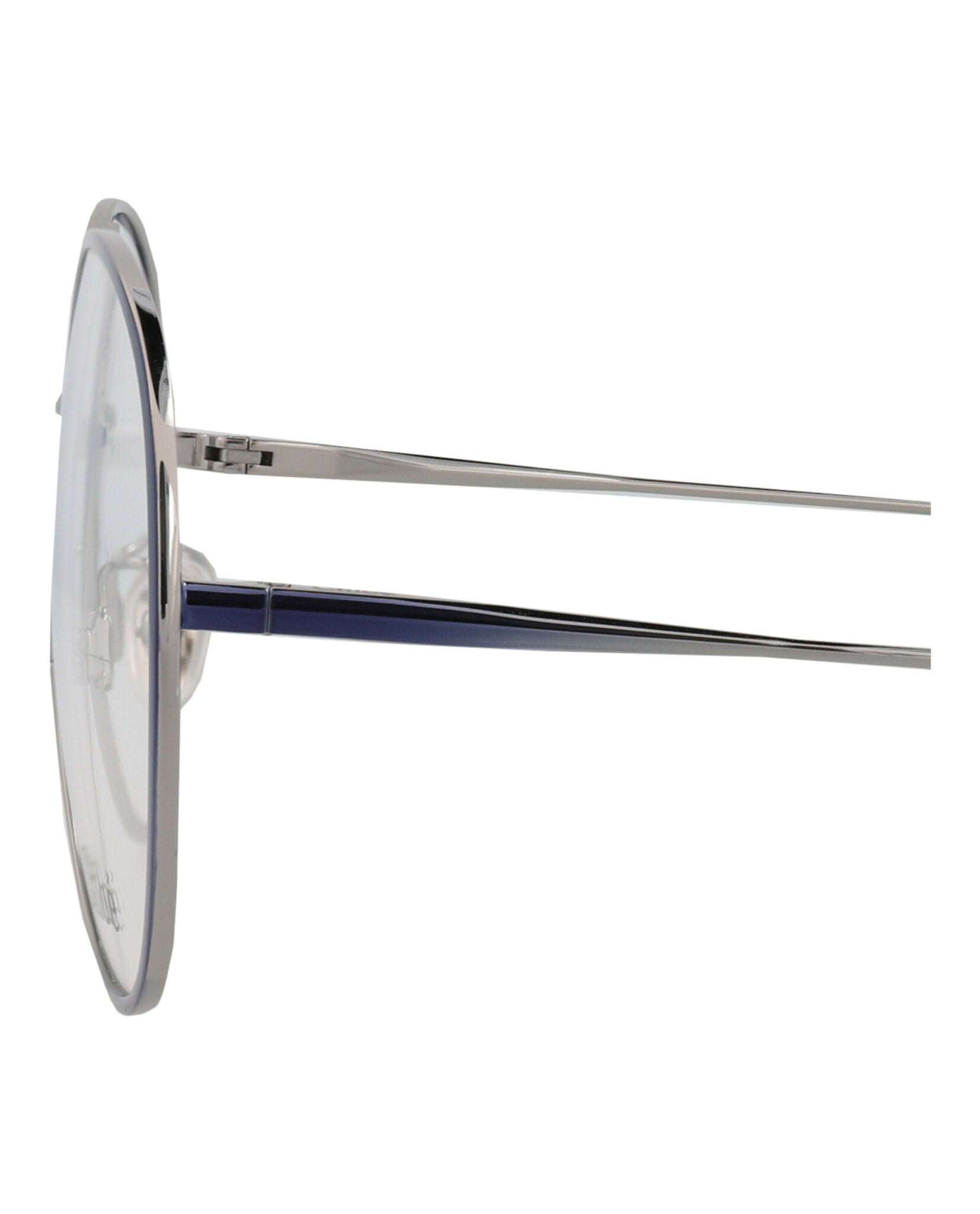 メガネ Chloe Chloe - CH0019O-001 - blue-blue-transparent CHLOE CH0019O 001 Round Blue Shiny Demo Lens 58 mm Women's