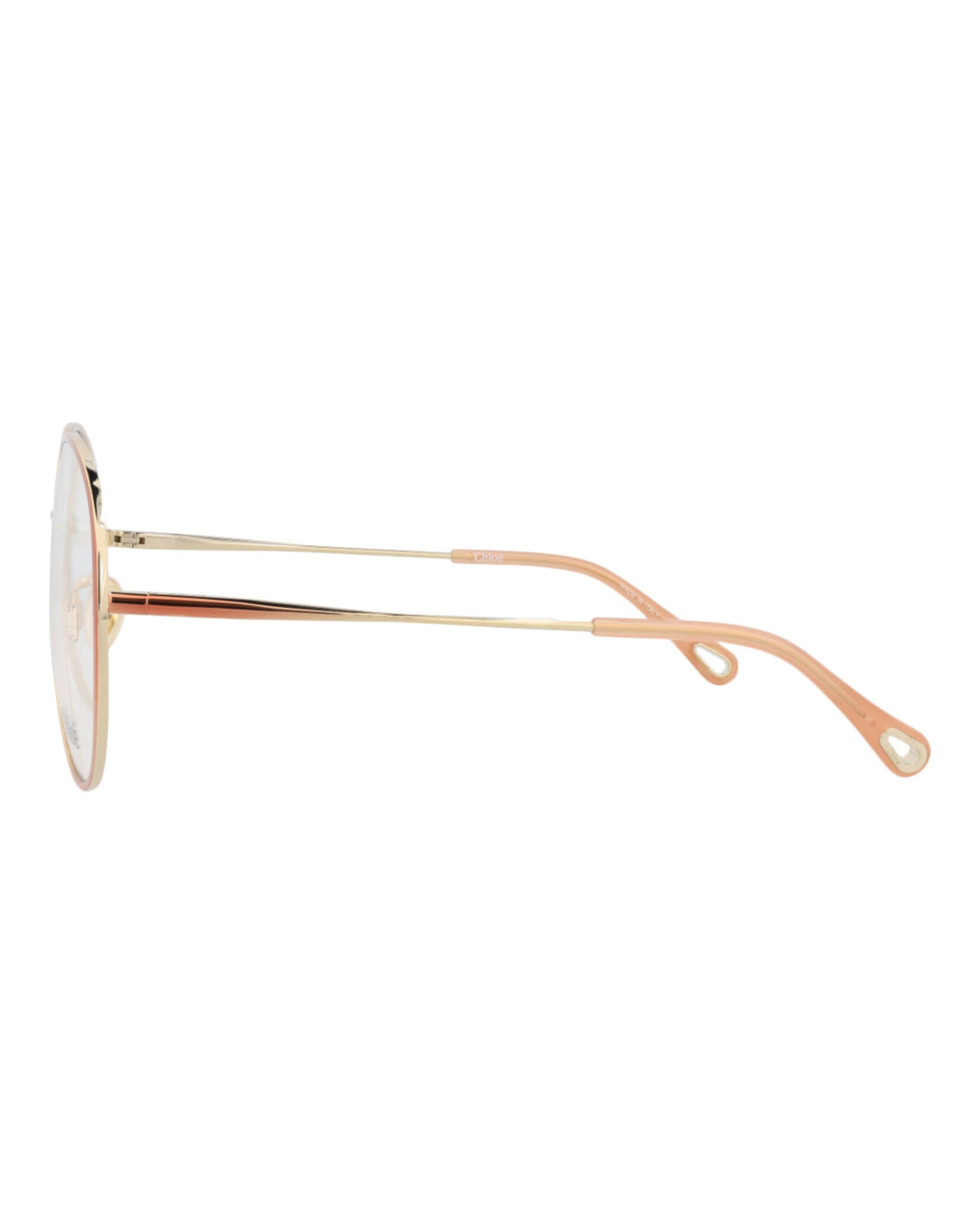 Chloé Womens Aviator Nude Nude Transparent Fashion Designer Eyewear
